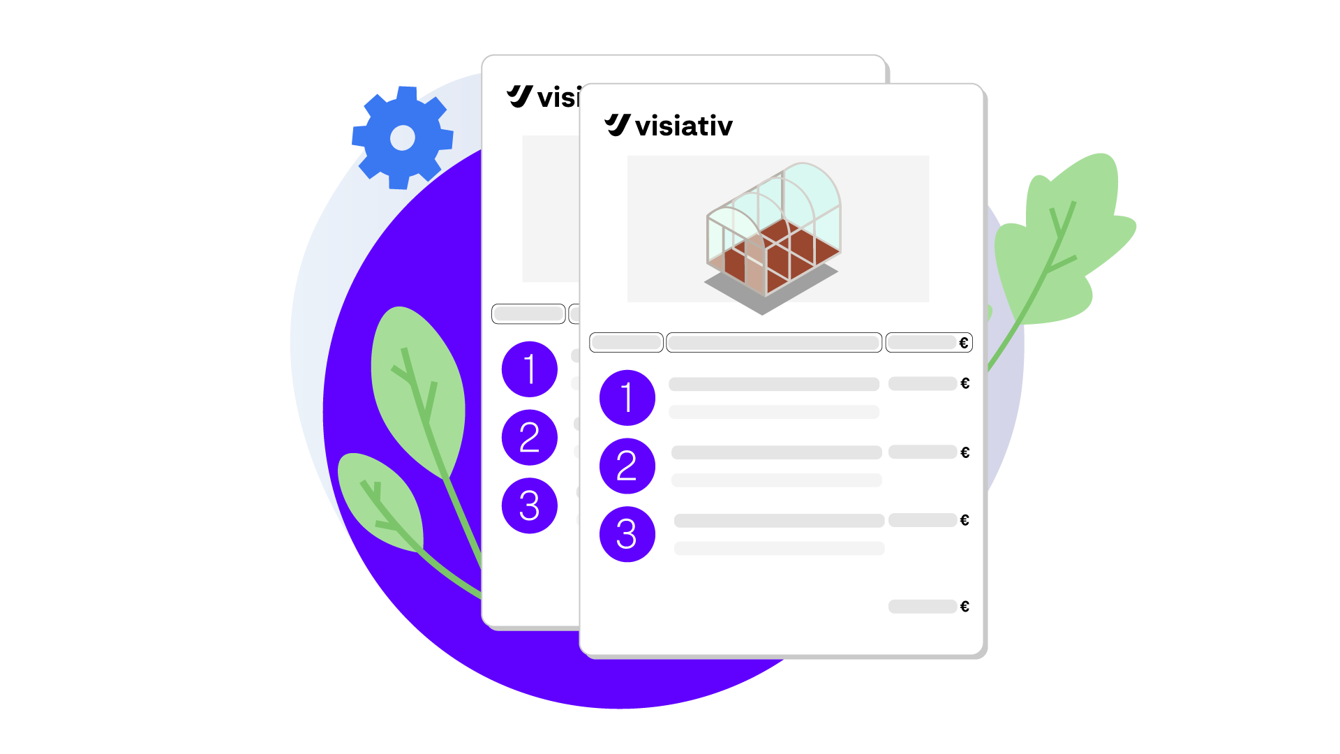 screenshot of Visiativ CPQ